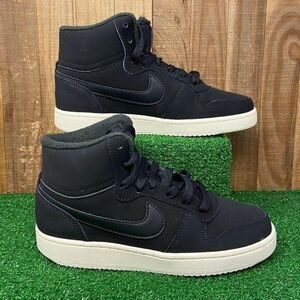 Nike AV2478-001 Ebernon Mid SE Black White Women's SZ 5.5